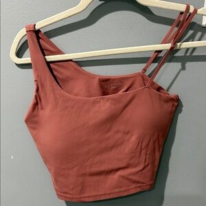 Athleta Rust Crop Top